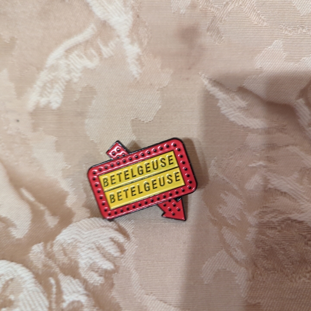 Beetlejuice - Betelgeuse Sign - Enamel Pin.